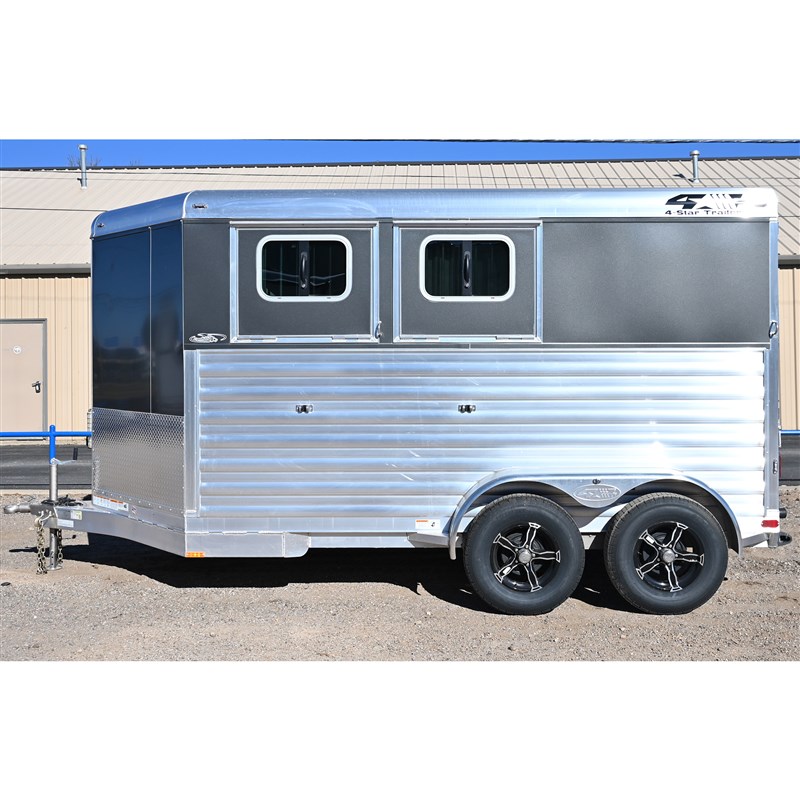 2027 4-star 2 horse bumper pull 6'10x12' horse trailer