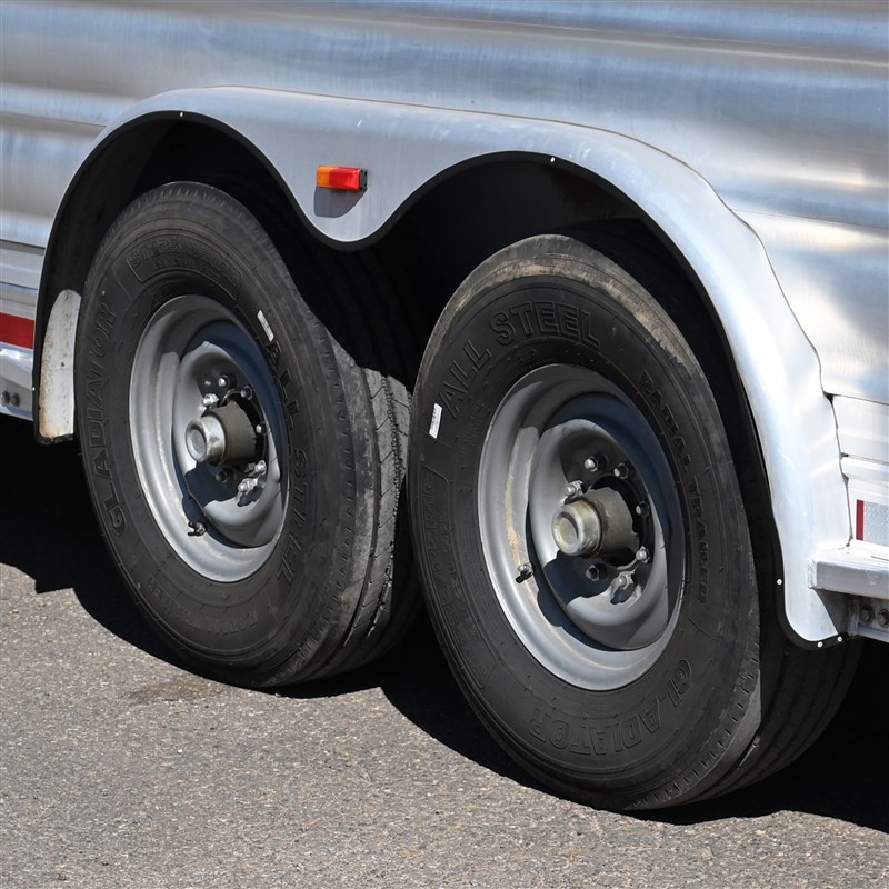 2019 Platinum Coach 28' x 8' stock trailer