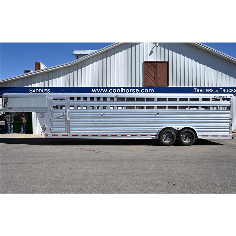 2019 Platinum Coach 28' x 8' stock trailer