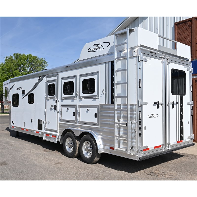 2026 Lakota charger 3 horse 11' lq non slide, 8' wide trailer