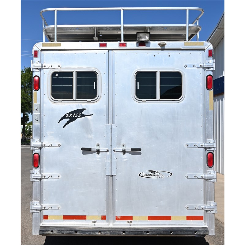 1999 Exiss 4 horse gooseneck slant load horse trailer