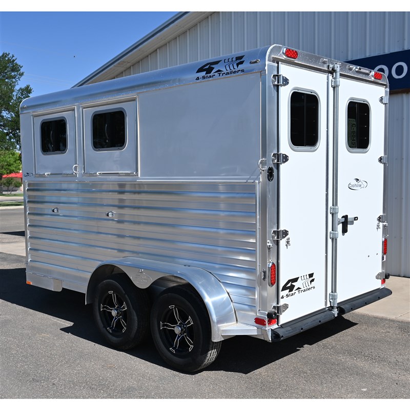 2026 4-star 2 horse bumper pull 6'10" w x 12' l horse trailer