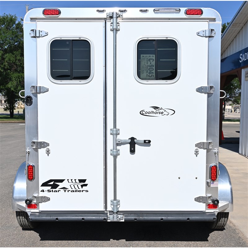 2026 4-star 2 horse bumper pull 6'10" w x 12' l horse trailer