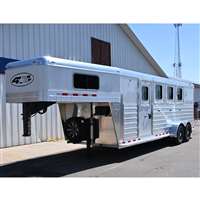2027 4 horse 4 Star 4 Horse Slant GN 6'10" x 22' Convenience Package