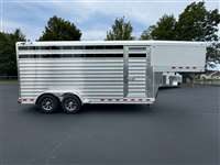 2025 4-star 8' tall stock trailer, werm floor