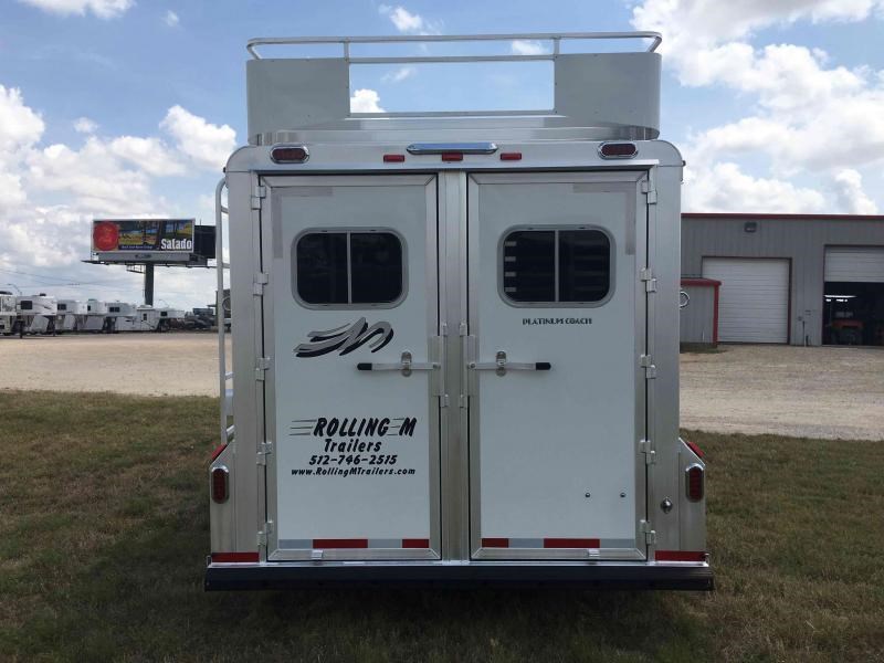 2024 Platinum Coach 3 horse bumper pull