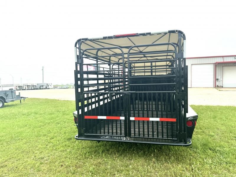 2024 W-W 2024 w-w 20x6.8 roustabout stock trailer