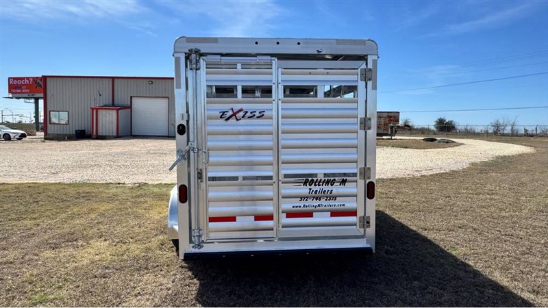 2026 Exiss 16' stock bumper pull trailer
