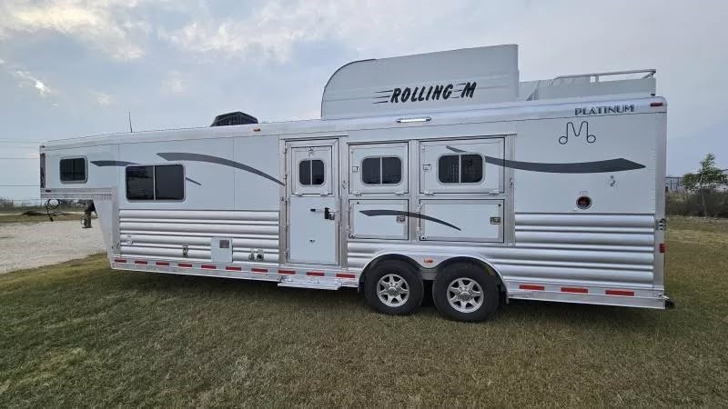 2026 Platinum Coach 3 horse living quarters 10.8 ft sw w/side load