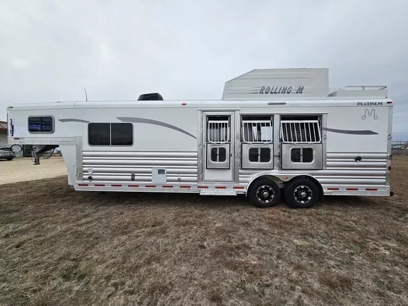 2026 Platinum Coach 3 horse living quarters 10.8 ft sw w/side load