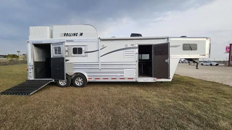 2026 Platinum Coach 3 horse living quarters 10.8 ft sw w/side load