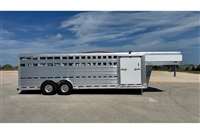 2027 Stock horse Platinum Coach 24 ft Livestock Trailer with Side Ramp