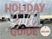 2025 3 horse Bar-M 3H Slant Load w/ Front Dress