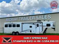 2025 4 horse Merhow 8412-A RK-S Stampede 4H w/ 12'SW LQ & 9' Slide