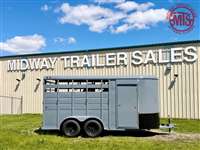 2027 3 horse S&S 3 Horse Slant Load 6’x7’x17' Bumper Pull