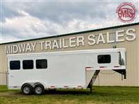 2026 3 horse Merhow Bronco 3H Slant w/ Front Dress GN 