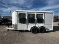 2026 3 horse Delta 6'x16'x7' Slant horse/livestock combo