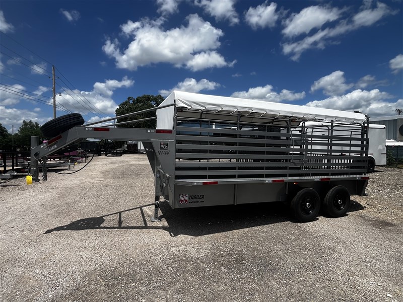 2026 W-W 6.8’x16’ 6’6” gooseneck livestock