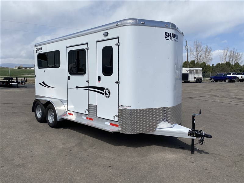 2023 Shadow 2 Horse Straight Load Stablemate Bumper Pull