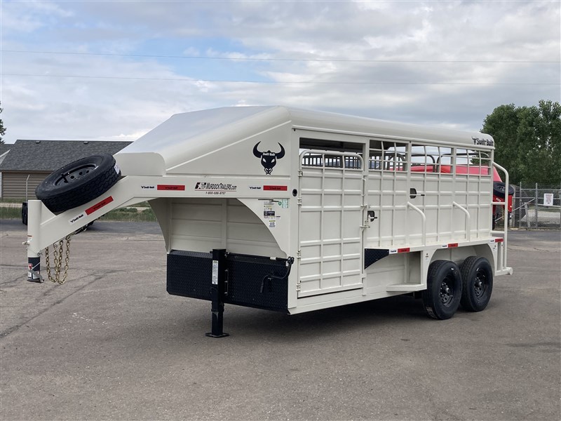 2024 Swift Built 16' stock trailer