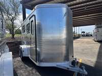 2001 2 horse Featherlite 2H Bumper Pull 