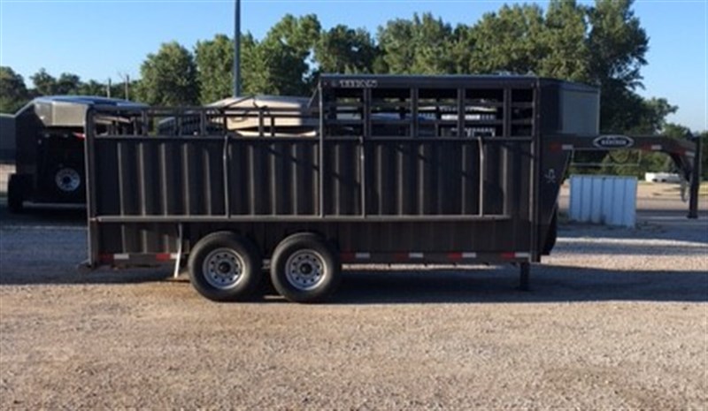 2022 Titan 6'8" x 16' ranchero stock gooseneck