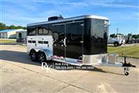 2024 Shadow 6'9"x17'x6'6" tall 6-pen show pig trailer