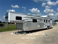 2023 3 horse 4-Star Trailers 8'x33'x7'6" Tall 3H Slant / Trail Boss LQ
