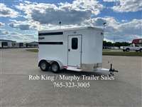 2026 2 horse Shadow Trailers 6'9"x12'6"x7'6" Tall 2H Slant
