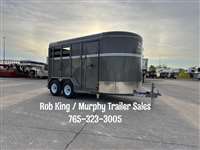 2026 2 horse Corn Pro Trailers 6'8"x14'x7' Tall 2H