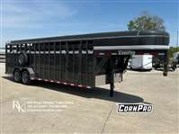 2026 Stock horse Corn Pro Trailers 24' HD Livestock GN
