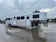 2026 6 horse Adam Trailers 35' 6H HH GN
