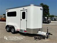 2027 2 horse Shadow Trailers 13'-6" 2H Straight Load BP