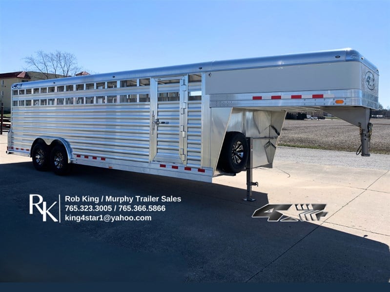 2027 4 Star Trailers 24' Livestock GN