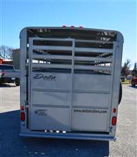 2024 Delta 16' livestock stock bumper pull