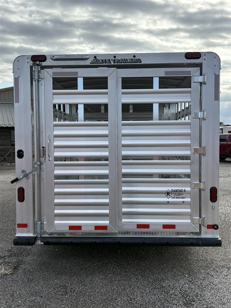 2026 Elite 36' livestock stock - 7' tall 17.5 tires