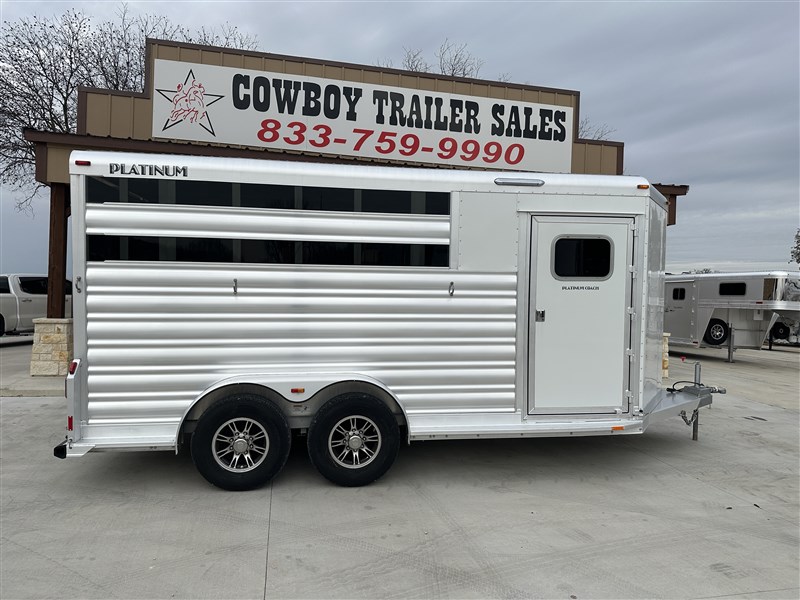 2026 Platinum Coach 3 horse bumper pull