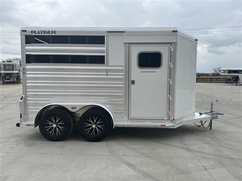 2026 Platinum Coach 2 horse bumper pull trailer
