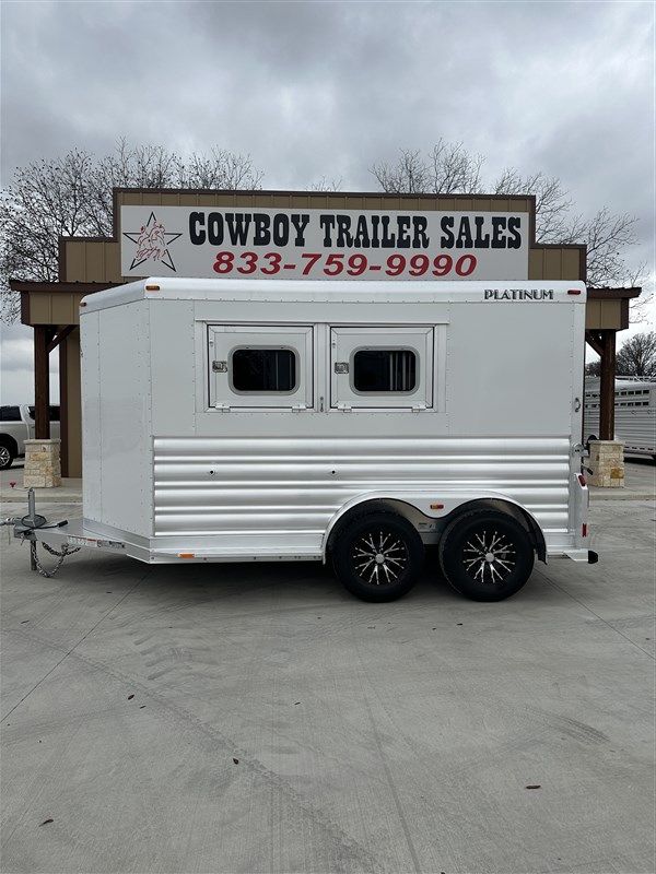 2026 Platinum Coach 2 horse bumper pull trailer