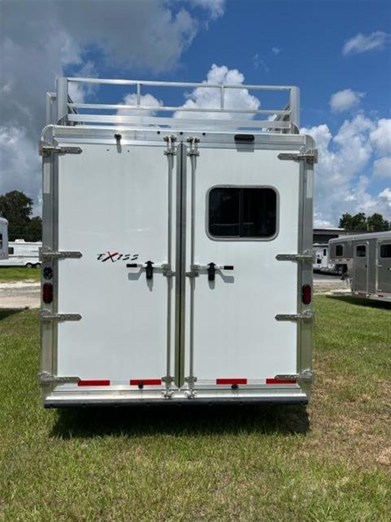 2023 Exiss 8' wide 4 horse w/ 10' living quarters