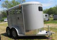 2024 Calico in stock! 10 ft bumper pull stock trailer