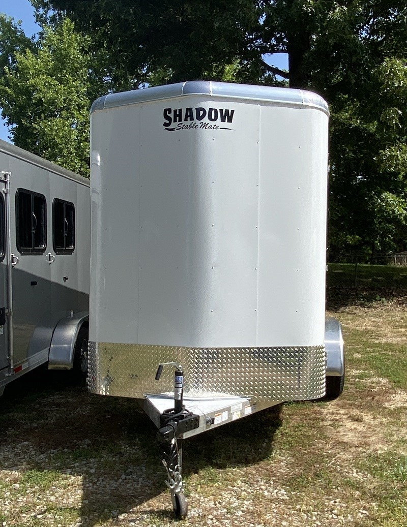 2024 Shadow in stock! 2 horse slant load stablemate