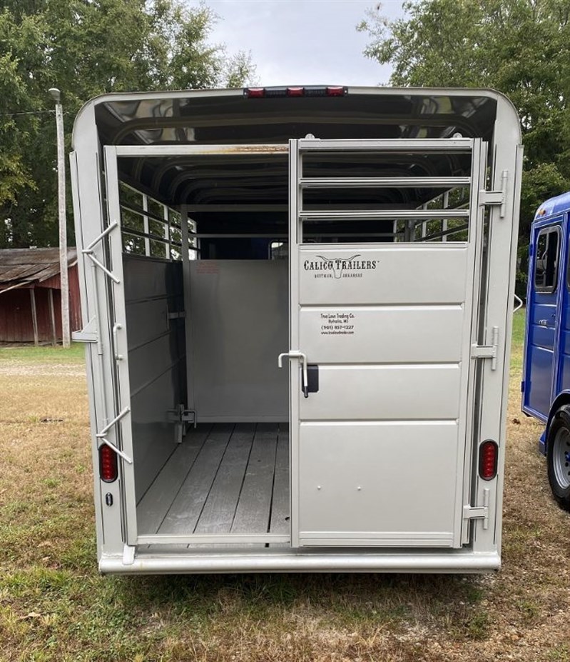 2024 Calico in stock! 16 ft bp stock trailer