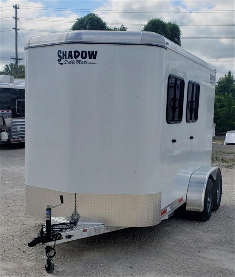 2024 Shadow in stock! 2 horse slant stablemate