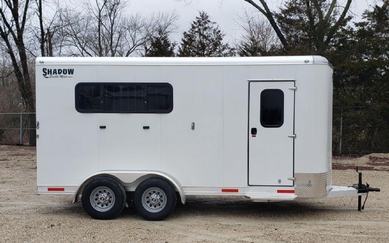 2024 Shadow in stock! 3 horse aluminum stablemate