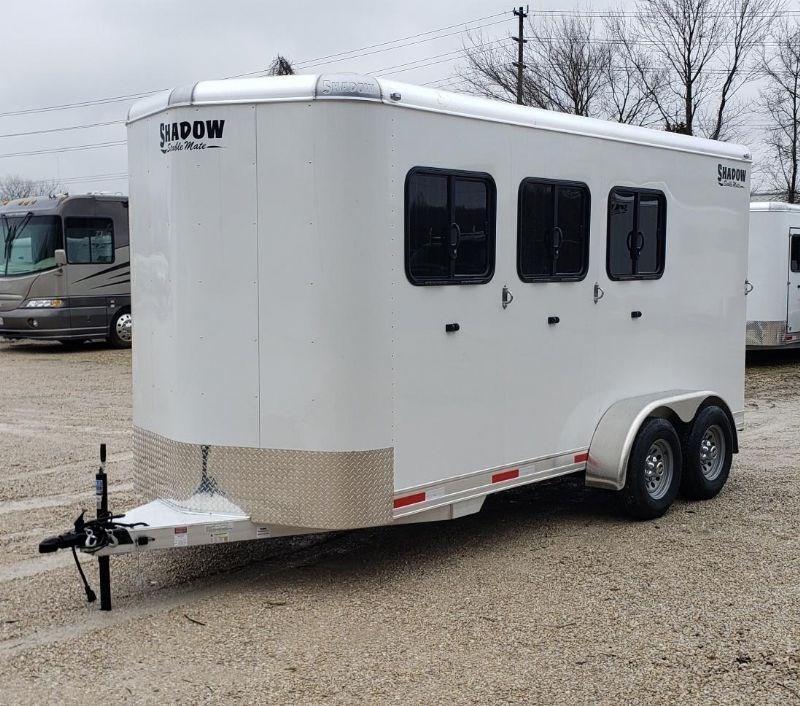 2024 Shadow in stock! 3 horse aluminum stablemate