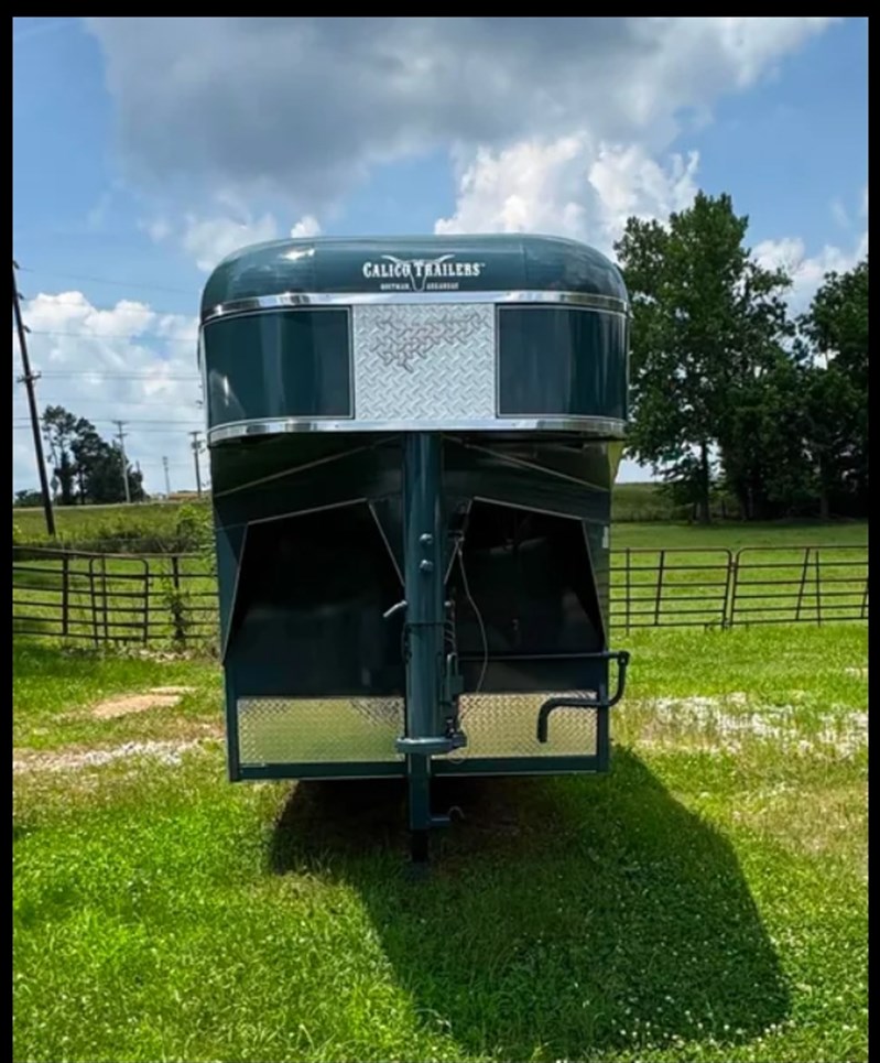 2026 Calico in stock! 20' gooseneck stock trailer