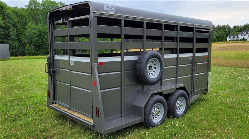 2025 Valley 16' stock trailer 7' tall $128 mo.