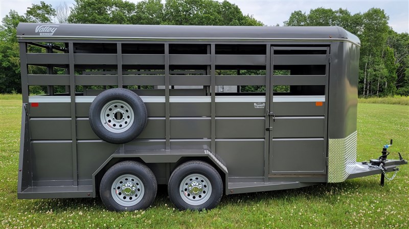 2025 Valley 16' stock trailer 7' tall $128 mo.