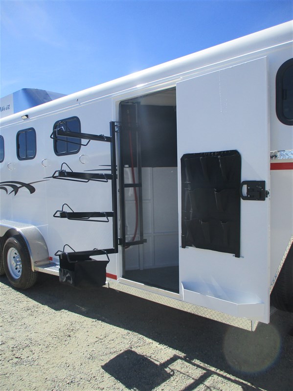 2026 Trails West adventure mx 4 horse gooseneck with hay rack